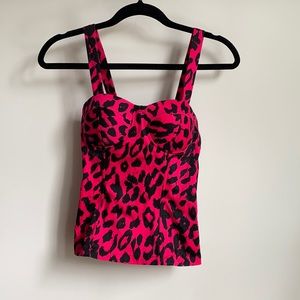 Charlotte Russe Pink Cheetah top